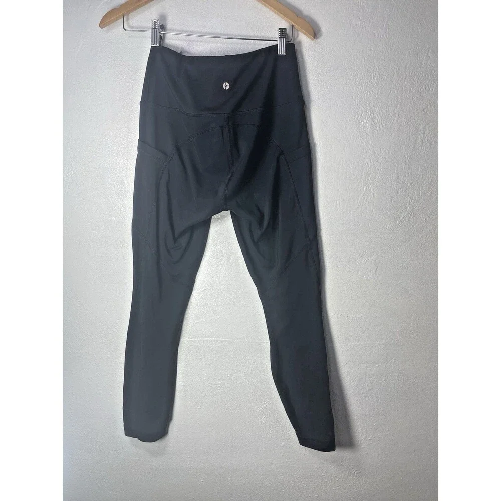 90 degree by reflex leggings Size M Black High Rise Pant  Pockets Stretch Active